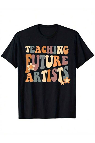 KYMC07 تي شيرت بأكمام قصيرة للجنسين بتصميم فضفاض جديد للنساء من Teaching Futu...