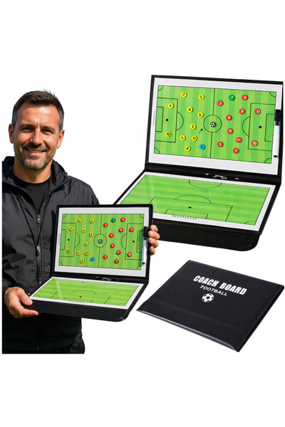 Korbi Set de tablă tactică magnetică pentru antrenor de fotbal