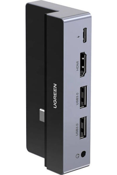 Ugreen Σταθμός σύνδεσης USB-C με HDMI 4K PD Γκρι (70688)