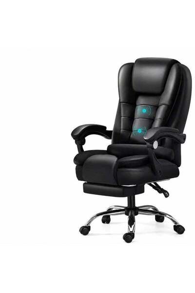 rayze Executive Ergonomic Cloud Office Chair Cat-Scratch-Resistant Leather Re...