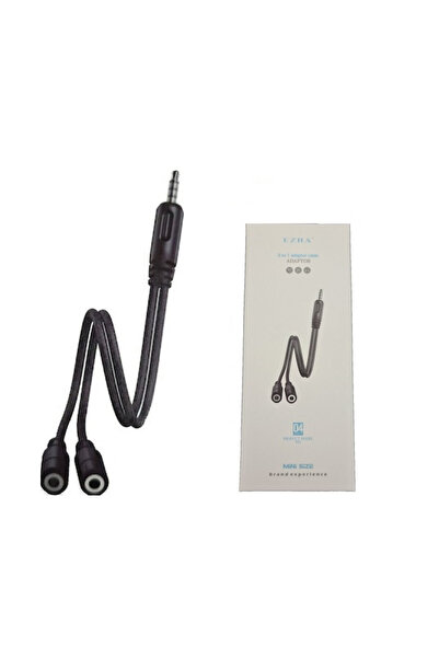 OEM Αντάπτορας ήχου 2 Jack 3.5mm θηλυκά σε 1 Jack 3.5mm αρσενικό LA04 EZRA