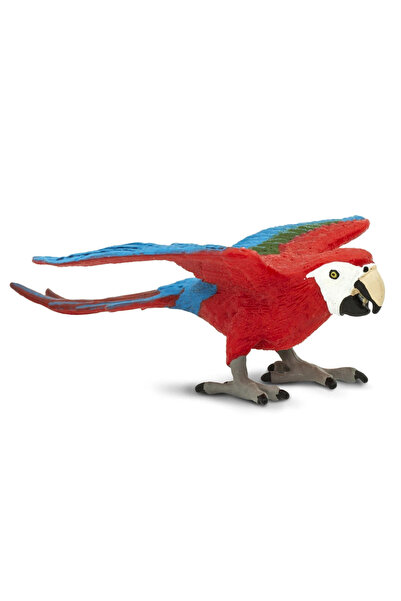 Safari Ltd Macaw cu aripi verzi. Figurină Safari Ltd.