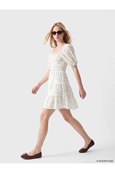 LC Waikiki Two Mt Shop Quality Floral Mini Flared Dress