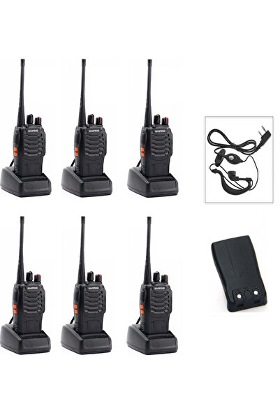 OEM ΣΕΤ ΠΟΜΠΟΔΕΚΤΕΣ 6 ΤΕΜΑΧΙΩΝ BAOFENG BF-888S