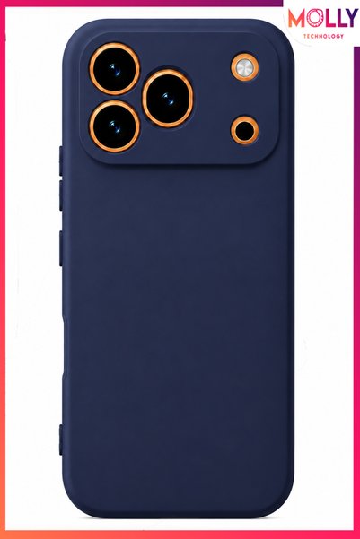Molly حافظة سيليكون مخملية غير لامعة بلون أزرق ليلي لهاتف HONOR 600 PRO