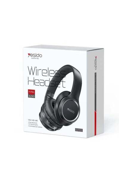 Yesido EP03 Bluetooth Wireless Foldable Headphone BT5.3 HD HIFI Micro USB Black