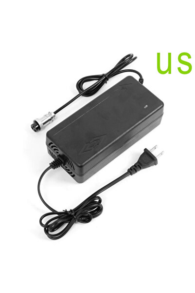 Choice US 54.6V 2A Battery Charger 3 Prong Jack GX16 for Kugoo M4 /C1 Pro /X1...