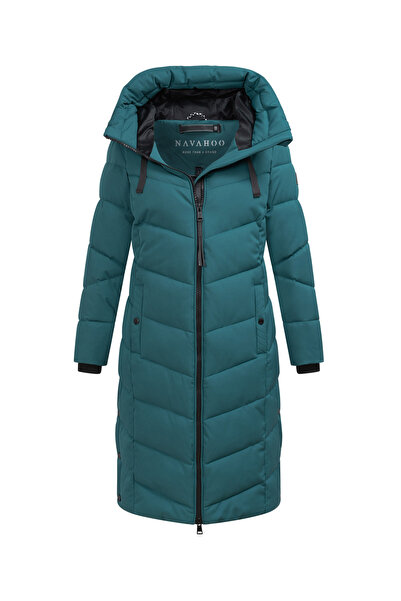 Navahoo Schmatzibaer lange Damen Winter Steppjacke N009