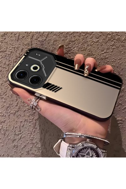 PATTERNOVA Tecno Pova 6/Pova 6 Pro 5G Uyumlu Yüksek kaliteli yarış çizgili dü...