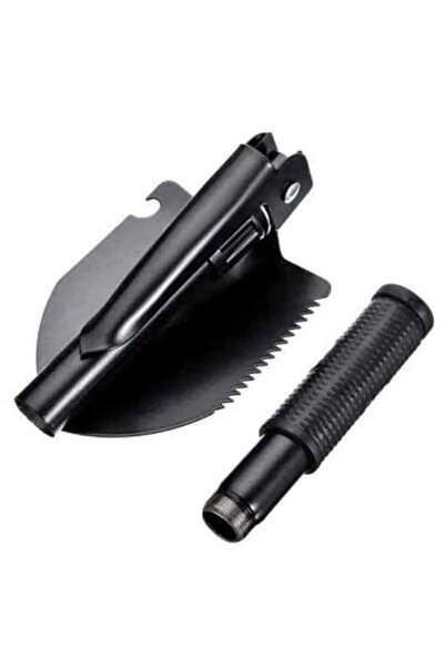 teknodayım Folding Portable Pickaxe Shovel Set Portable Steel with Carrying B...