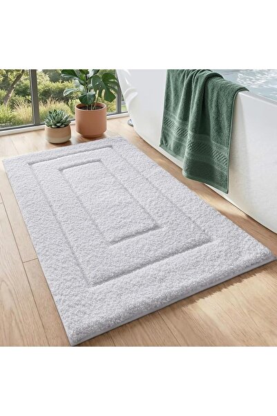 dexi سجادة حمام فائقة النعومة وعالية الامتصاص، سجادة حمام مريحة غير زلقة، قاب...