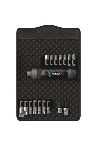 wera 2090/17 Impact Screwdriver Bit Top Bottom Set 5/16", 17 Pieces