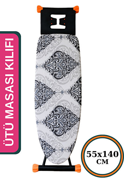 ASEV HOME Keçeli Ütü Masası Kılıfı 55x140 cm İpli masaya göre Ayarlanabilir S...