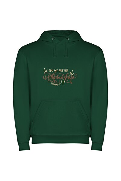 iLovePrints Divine Craftsmanship: Inspired Elegance Φούτερ με κουκούλα σε χρώ...