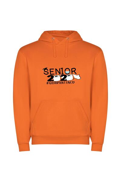 iLovePrints 2023 Senior Graduation Tee Φούτερ με κουκούλα σε χρώμα Πορτοκαλί