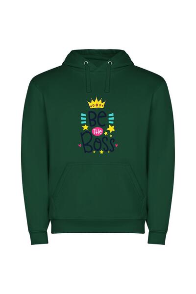 iLovePrints Queen of the Realm Φούτερ με κουκούλα σε χρώμα Πράσινο