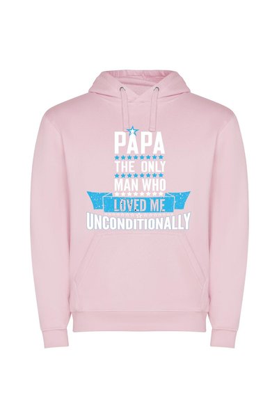 iLovePrints Flawless Unconditional Love Φούτερ με κουκούλα σε χρώμα Ροζ