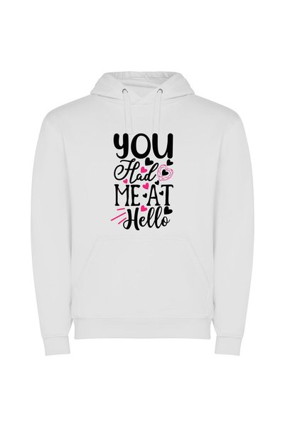 iLovePrints Ink Inspires and Delights Φούτερ με κουκούλα σε χρώμα Λευκό