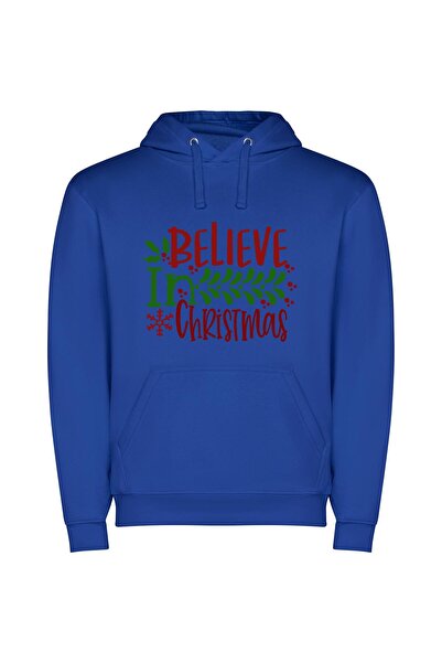 iLovePrints Believe & Merry: Christmas Inspired! Φούτερ με κουκούλα σε χρώμα ...