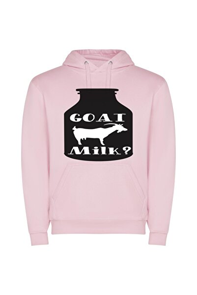 iLovePrints Regal Goat Elixir Φούτερ με κουκούλα σε χρώμα Ροζ