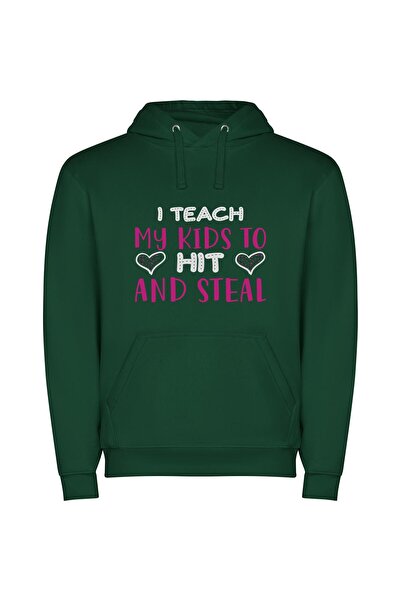 iLovePrints Stealthy Kid Academy Φούτερ με κουκούλα σε χρώμα Πράσινο