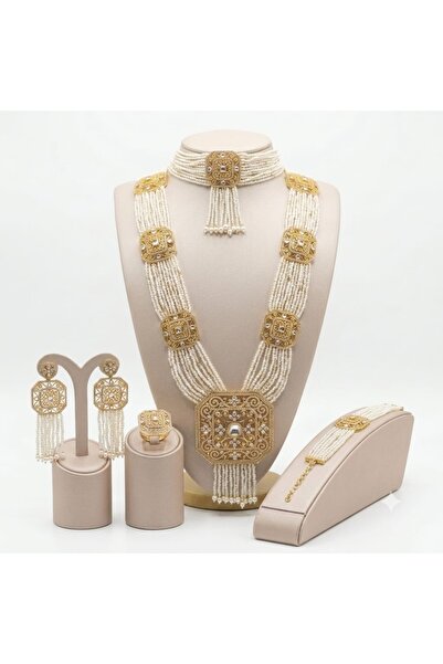 ABADE Plated Cultured Pearl Set with Choker