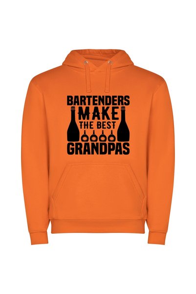 iLovePrints Grandfatherly Bar Magic Φούτερ με κουκούλα σε χρώμα Πορτοκαλί