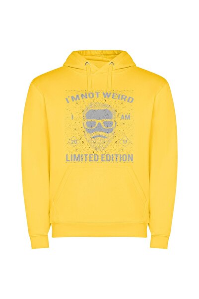 iLovePrints Unique Zoran-inspired Fashion Φούτερ με κουκούλα σε χρώμα Κίτρινο