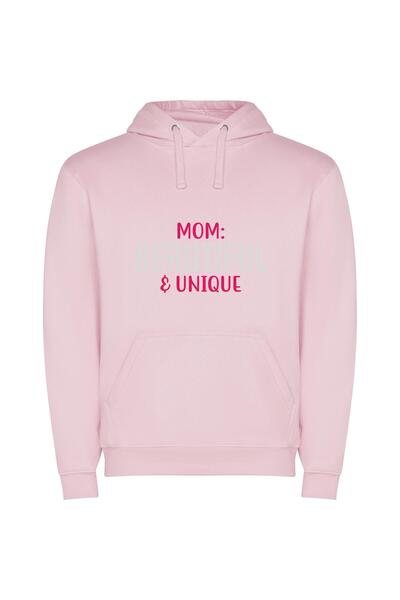 iLovePrints Gorgeous Momma Φούτερ με κουκούλα σε χρώμα Ροζ
