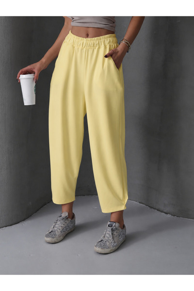 Paw Garage Women's Skye Soft Modal Trousers with Tie-Up Legs