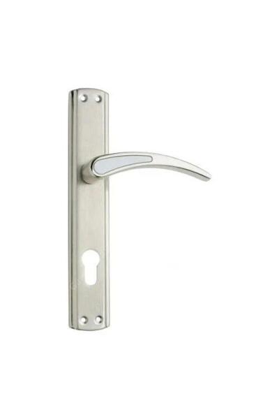 Nobel Atlas Mirror Door Handle Nickel Satin Yale Type