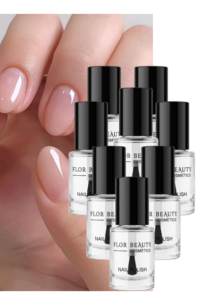flor beauty 8 Pieces Cosmetics Nail Polish