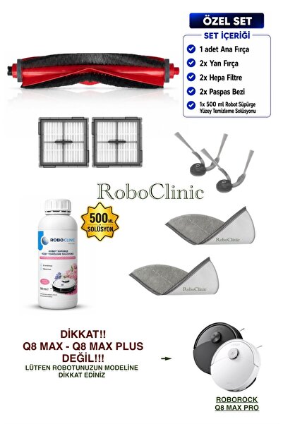 Roboclinic Резервна част, съвместима с роботизирани прахосмукачки Roborock Q8...