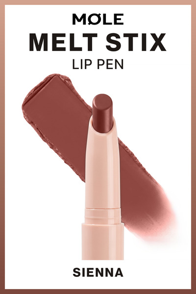 MQLE Pencil Lipstick - Melt Stix 09 Sienna Tile Cinnamon Creamy Satin