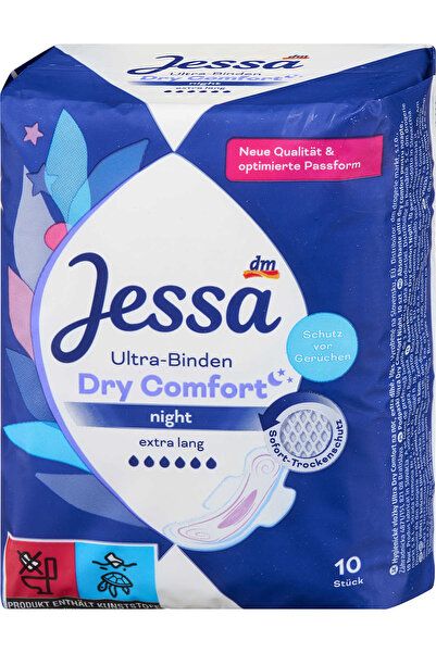 OEM Absorbante igienice ultra Dry Comfort Night, 10 buc