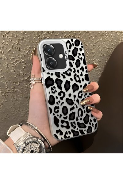 CHICASELUX Oppo A3/A3X 4G/5G Compatible High-Quality Black Leopard Phone Case...
