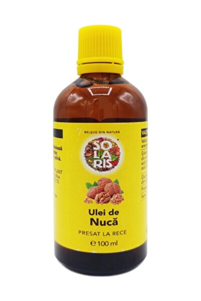 Solaris Plant Ulei de Nuca presat la rece, 100% fara aditivi, ambalaj sticla ...
