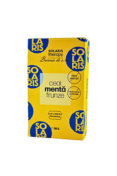 SOLARIS Чай от ментови листа, 20 пакетчета, зелен