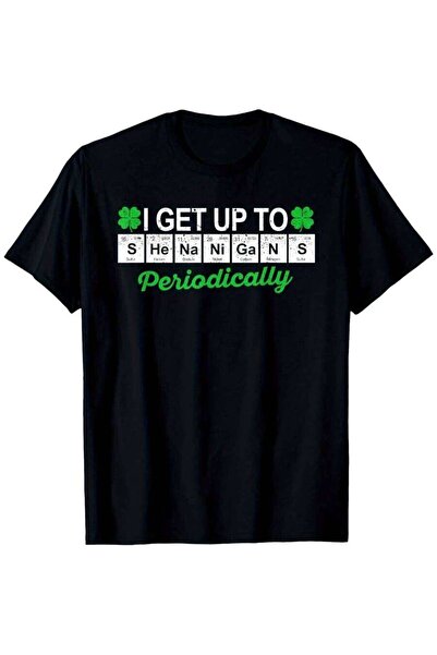 LİNA06 Shenanigans Periodic Table Elements Science St Patricks Day T-Shirt, S...