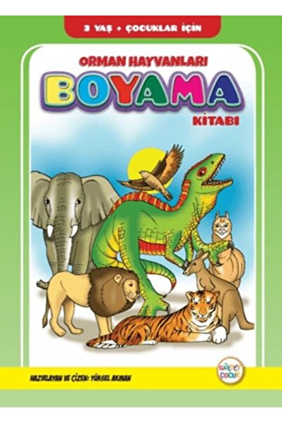Gülbey Yayınları كتاب تلوين حيوانات الغابة
