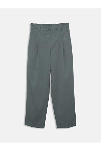 LC Waikiki Khaki Carrot Cut Women's Trousers