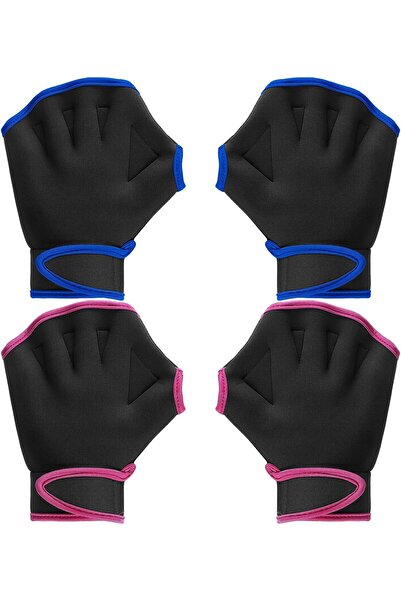Arabest 2 Pairs Swimming Gloves,Aquatic Training,Neoprene Webbed Mittens,Wate...