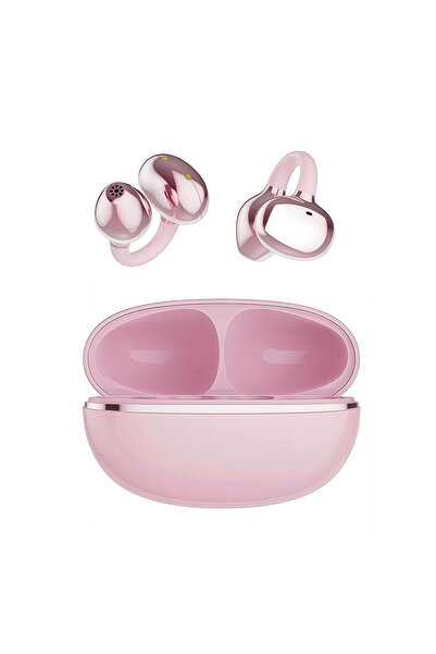 Choice3 pink Original Ear-Clip Surround Bluetooth Headphones Bone Conduction ...