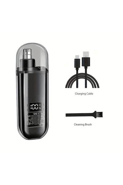Choice USB Type-C HYN-B001black USB C Rechargeable Nose Ear Hair Trimmer For ...