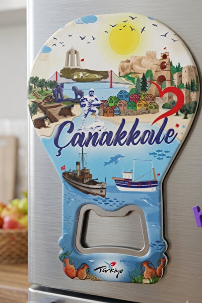 HEDİYELİKS Çanakkale Hatırası Çanakkale Hediyesi Açacaklı Buzdolabı Magneti