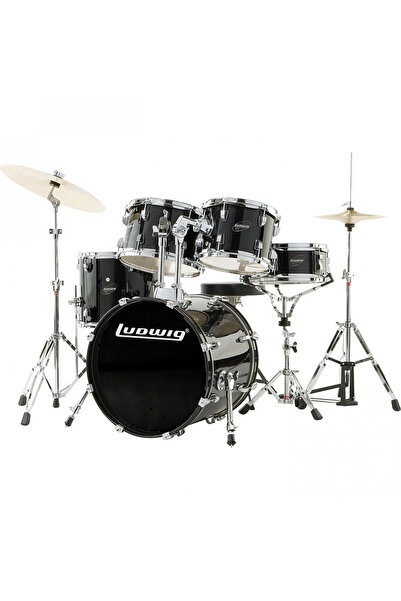 Ludwig Accent CS Combo Exclusive Drumset Black