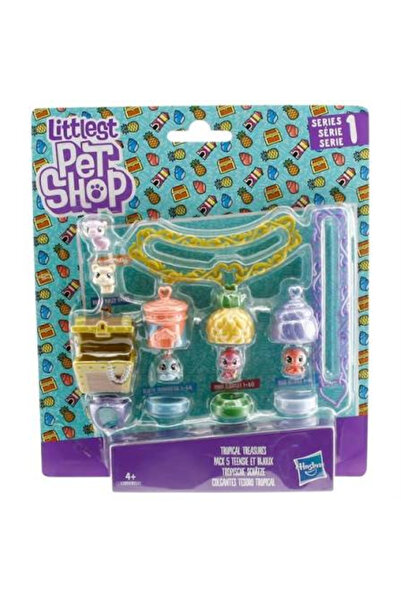 Hasbro Littlest Pet Shop Tropical Treasures 5’li Mini Figür ve Aksesuar Seti ...