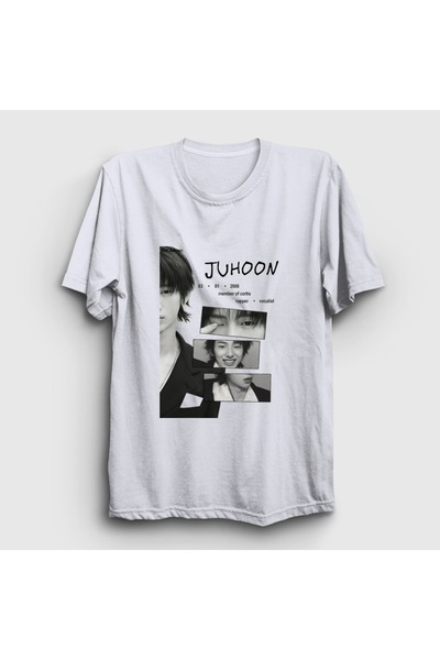 Presmono تي شيرت أبيض للجنسين من Juhoon K-Pop Cortis 617556tt