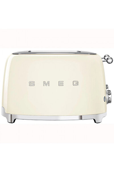 SMEG Prăjitor de pâine stil anii '50 TSF03CREU, 2000 W, 4 felii, 6 nivele, Ta...