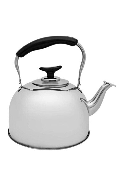 Trust Stainless Steel Whistling Kettle With Non-Drip Spout 2.8 Liter Silver/B...